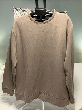 JACHS New York Crewneck Sweatshirt XXL Taupe Brown Soft Pullover Casual Men’s